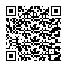 Código QR para número de teléfono +18303202008