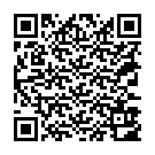 Código QR para número de teléfono +18333902560