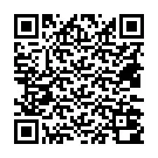 Codice QR per il numero di telefono +18432000843