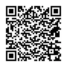 Código QR para número de teléfono +18432024015