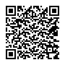 Código QR para número de teléfono +18432118439