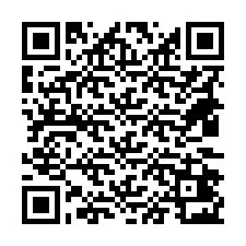 QR-code voor telefoonnummer +18432423081