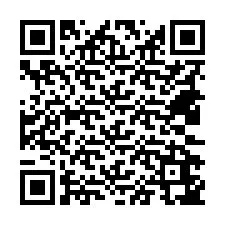 Código QR para número de teléfono +18432647233