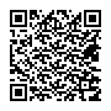 Código QR para número de teléfono +18432716197