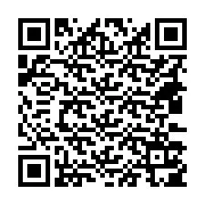 Kod QR dla numeru telefonu +18433105654