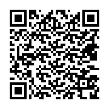 QR Code pour le numéro de téléphone +18433528186