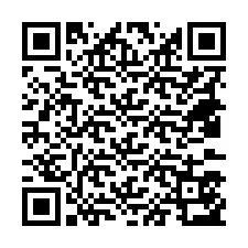 QR Code สำหรับหมายเลขโทรศัพท์ +18433553008