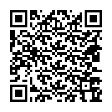 QR-Code für Telefonnummer +18433764974