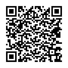 QR-код для номера телефона +18433766076