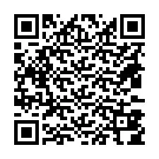 Código QR para número de telefone +18433804011