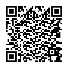 Codice QR per il numero di telefono +18433884368