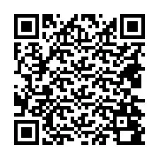 Codice QR per il numero di telefono +18434080572