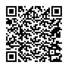 QR-koodi puhelinnumerolle +18434323355