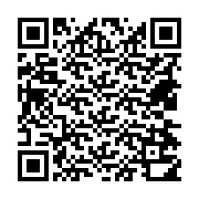 Código QR para número de teléfono +18434710237