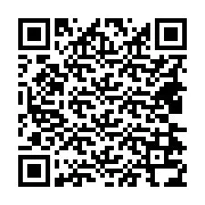 QR код за телефонен номер +18434734036