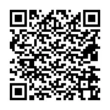 QR код за телефонен номер +18434764885