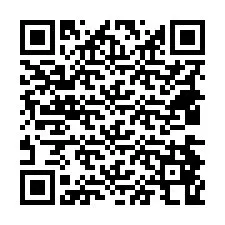 QR код за телефонен номер +18434868204