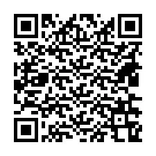 QR kód a telefonszámhoz +18436368525