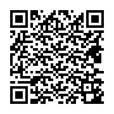 QR код за телефонен номер +18437142222