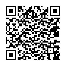 QR-code voor telefoonnummer +18437146208