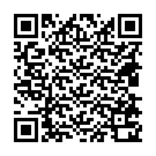 QR-code voor telefoonnummer +18438720964