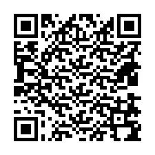 QR Code สำหรับหมายเลขโทรศัพท์ +18438794005