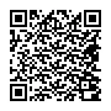 QR-code voor telefoonnummer +18452000376