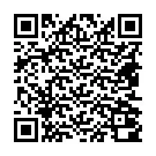 QR-code voor telefoonnummer +18452000386