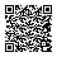 QR kód a telefonszámhoz +18452000452