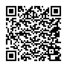 QR kód a telefonszámhoz +18452000458