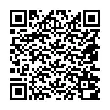 QR код за телефонен номер +18452000548