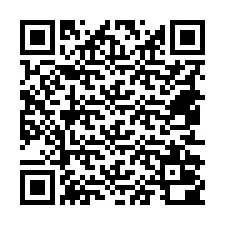 QR-code voor telefoonnummer +18452000583