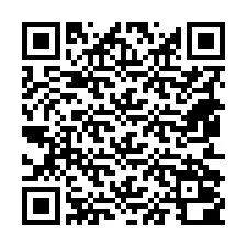 QR-code voor telefoonnummer +18452000605