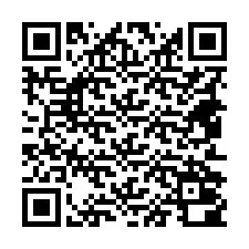 Código QR para número de teléfono +18452000612