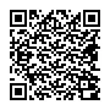 Código QR para número de teléfono +18452000626