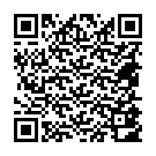 QR-koodi puhelinnumerolle +18455802163