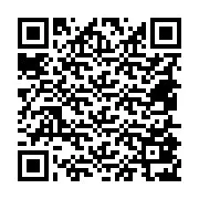 Código QR para número de telefone +18455827343