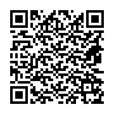 QR-koodi puhelinnumerolle +18472175695