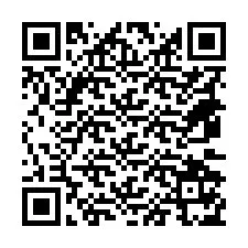 Código QR para número de teléfono +18472175701