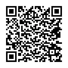 QR-koodi puhelinnumerolle +18472175716