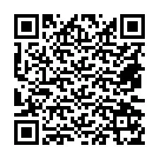 QR-koodi puhelinnumerolle +18472175717