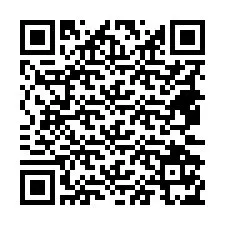 Código QR para número de telefone +18472175722