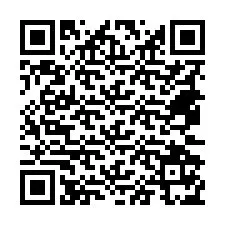 QR kód a telefonszámhoz +18472175723