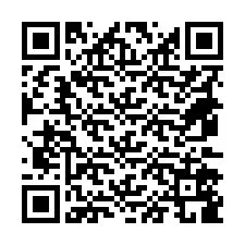 Kode QR untuk nomor Telepon +18472589841