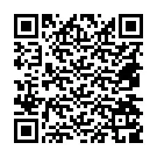 QR-code voor telefoonnummer +18474109783