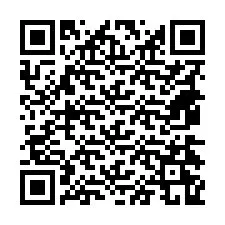 QR-Code für Telefonnummer +18474269145