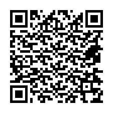 QR-koodi puhelinnumerolle +18474374117