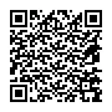 Código QR para número de teléfono +18475799901