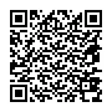 QR Code สำหรับหมายเลขโทรศัพท์ +18477838910