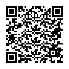 Código QR para número de teléfono +18477879756